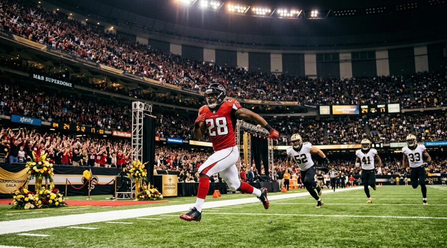 The Falcons Crashed the Party: Atlanta Ruins the Saints’ 20th Anniversary Domecoming, 45-24